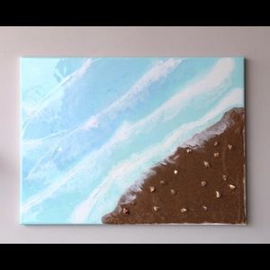 Wall art ocean art beach art beach painting